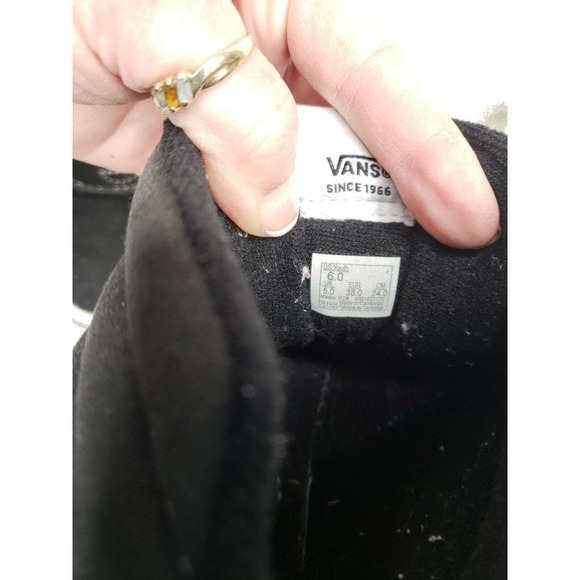 Vans SK8 Hi Canvas‎ High Tops Black White Size 6 Youths - Picture 9 of 9